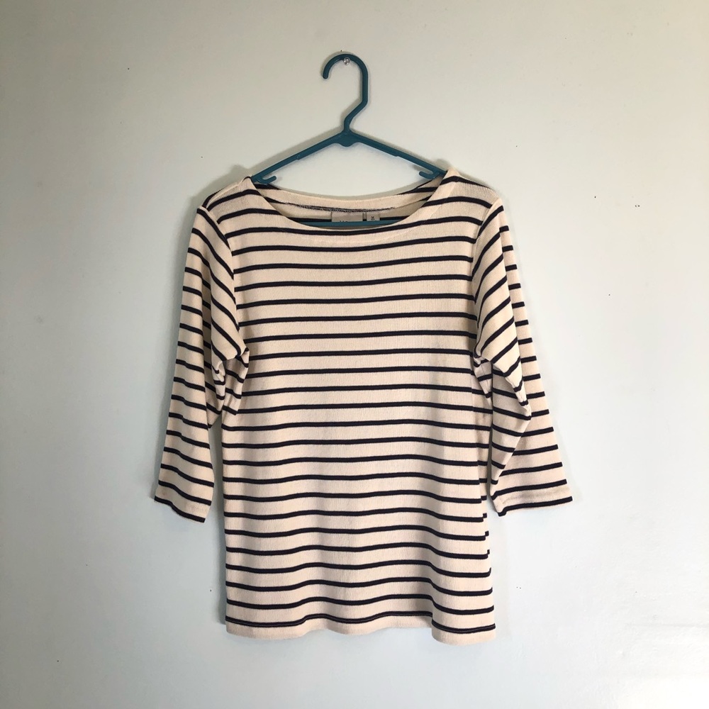 L.L. Bean French Sailor Shirt size M NWOT